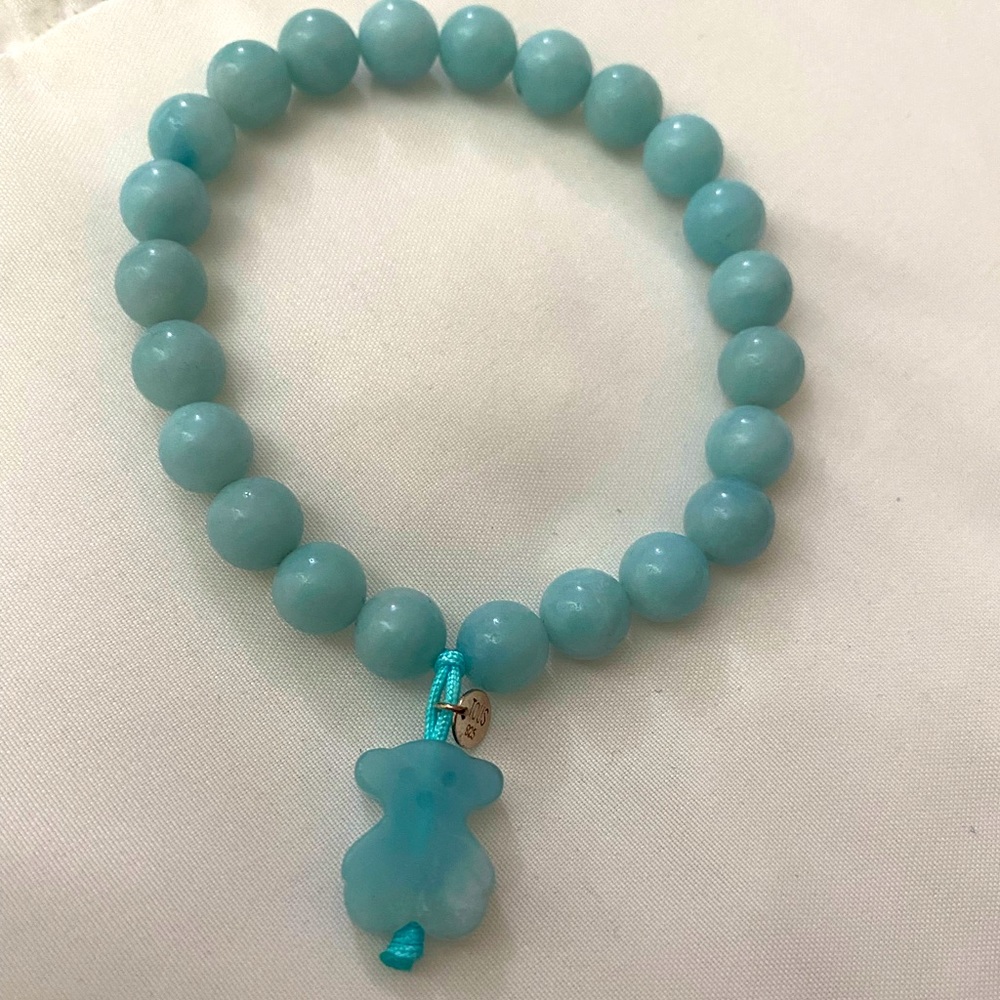 Silver TOUS Color Bracelet with Amazonite